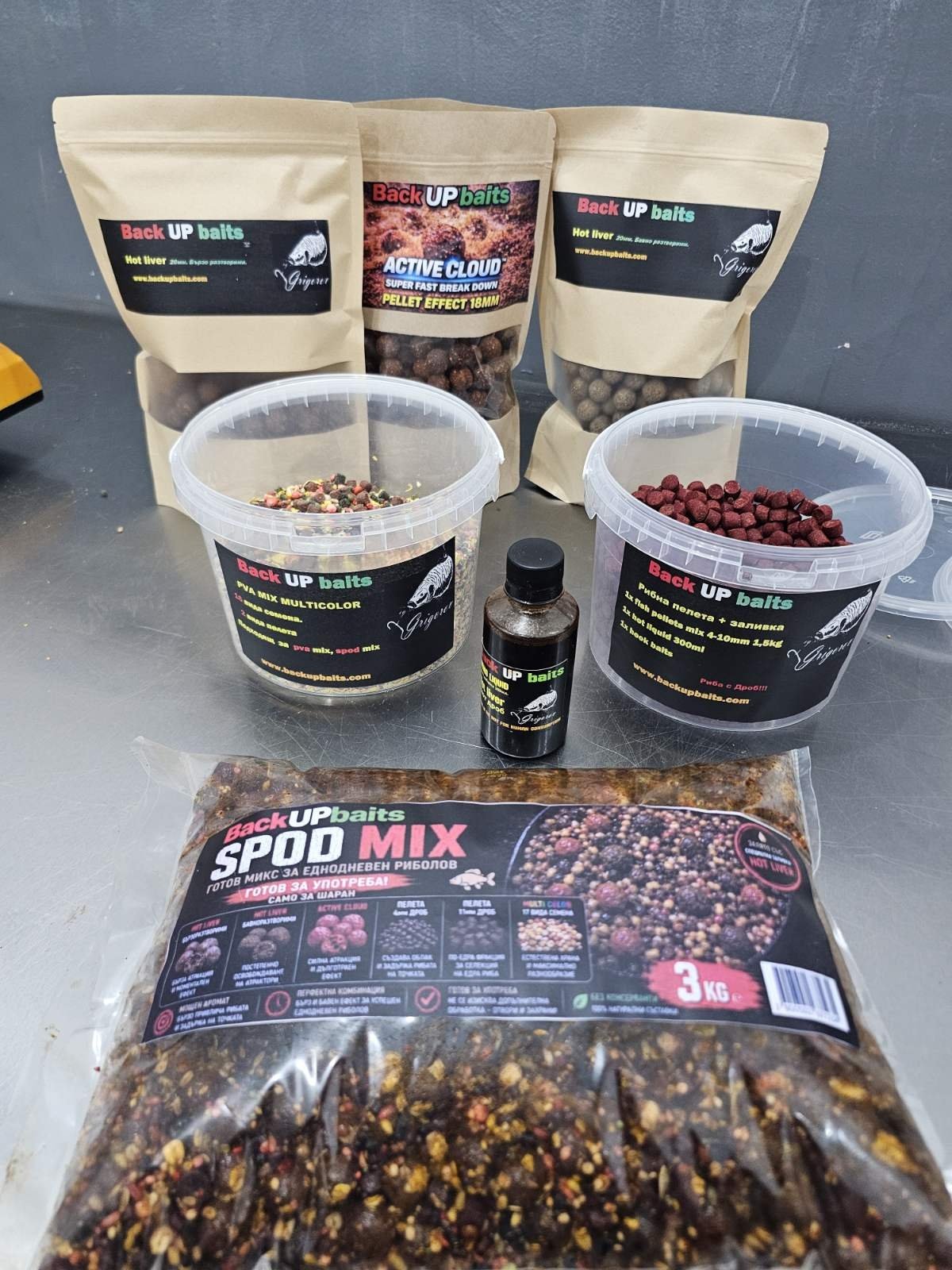 Spod MIX,Пелети и PVA