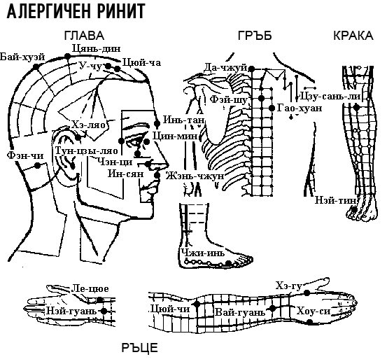 АЛЕРГИЧЕН РИНИТ | ЕЛЕКТРОПУНКТУРА