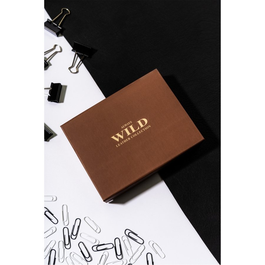 Мъжки кожен портфейл с цип и RFID - Always Wild