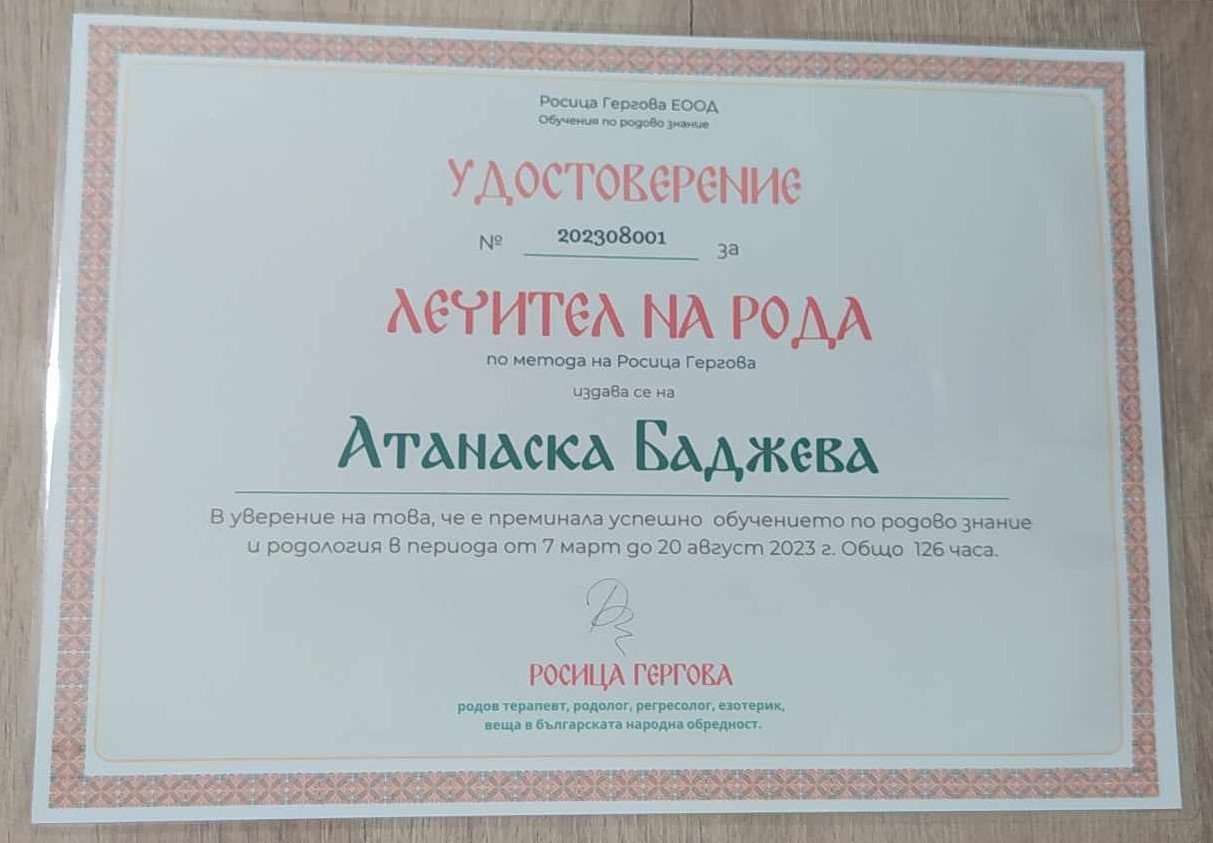 Холистичен родов терапевт